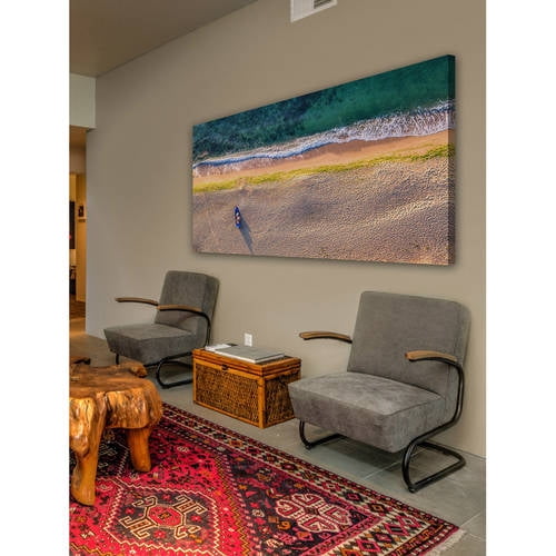 "One Canoe" Painting Print on Wrapped Canvas