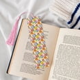thumbnail image 4 of Kdxio Balls Print Metal Tassel Bookmarks,Perfect Gift for Art Lovers and Bookworms Metal Bookmarks for Women, 4 of 8