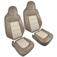 thumbnail image 4 of 2x Top and 2x Bottom Seat Covers Front Compatible for Ford Expedition 2003-2006 Eddie Bauer, 4 of 16