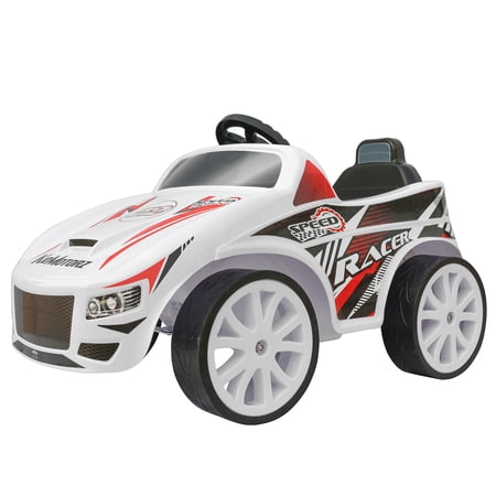 Kid Motorz 6V Speed Racer in White