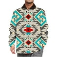 thumbnail image 6 of Olyvenn Mens Winter Jacket Western Jackets for Men Vintage Aztec Jacket Fleece Lined Coats Plus Size Cowby Coat Light Blue 10, 6 of 8