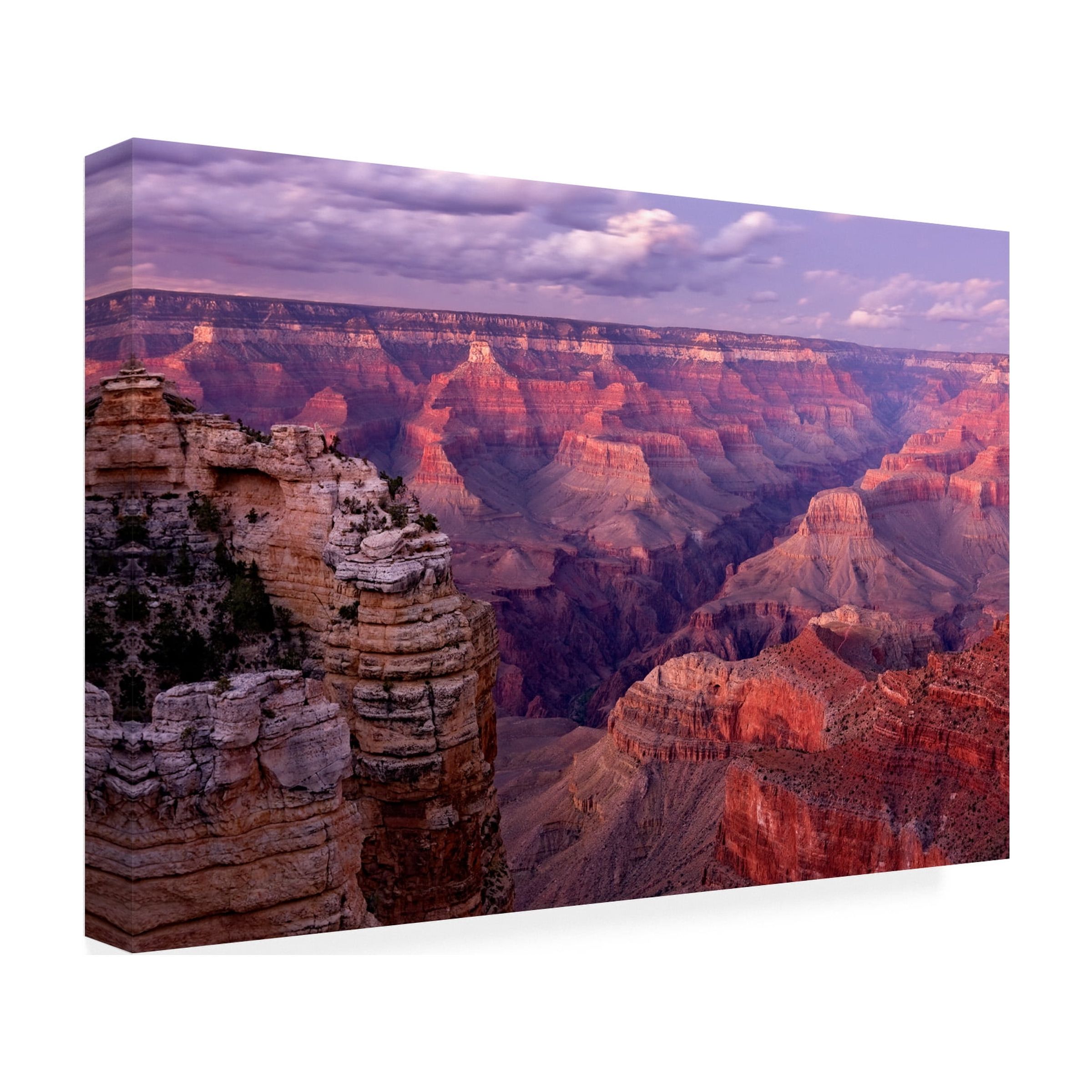 Trademark Fine Art Mike Jones Photo Grand Canyon near Mather Point Canvas Wall Art - 12x19