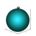 thumbnail image 2 of Adorno Vickerman Bola Brillante Verde Azulado Oscuro 6 cm Paquete de 4, 2 of 4