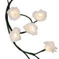 thumbnail image 3 of Kurt Adler 6-Foot Green Garland with 48 Warm White Rose Lights, 3 of 4