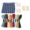 thumbnail image 1 of Juego De Tarjetas Para Tejer, Compacto, 30 Piezas, Tarjeta De Telar De Cuerda De Hilo De Bordar Flexible, Sin Rebabas Ligeras Para Manualidades Para Sombreros, 1 of 7