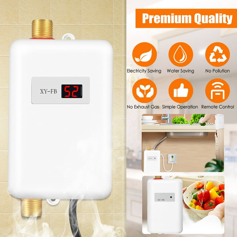 Gas Water Electric Tankless Water Heater No Hot Water Without