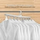 thumbnail image 5 of Perchas plegables para ahorrar espacio de almacenamiento: perfectas para ropa, suéteres y viajes. Organizador de armario portátil blanco, 5 of 8