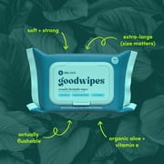 goodwipes Flushable Butt Wipes, Variety Box, 6 Pack Variety Box, 300 Total XL Wipes