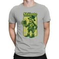 thumbnail image 2 of Slainte Skeleton Leprechaun St. Patricks Day Cheers Design Men's T-shirt, 2 of 3