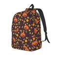 thumbnail image 1 of Disketp Turkey Bird Mochila de Lona Estampada, Mochila Escolar de Viaje Ligera para Estudiantes y Portátil-Medium, 1 of 5