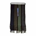 thumbnail image 2 of Giovanni Cassini - Mens Italian Inspired Warm Knitted Striped Winter Scarf One Size, 2 of 2