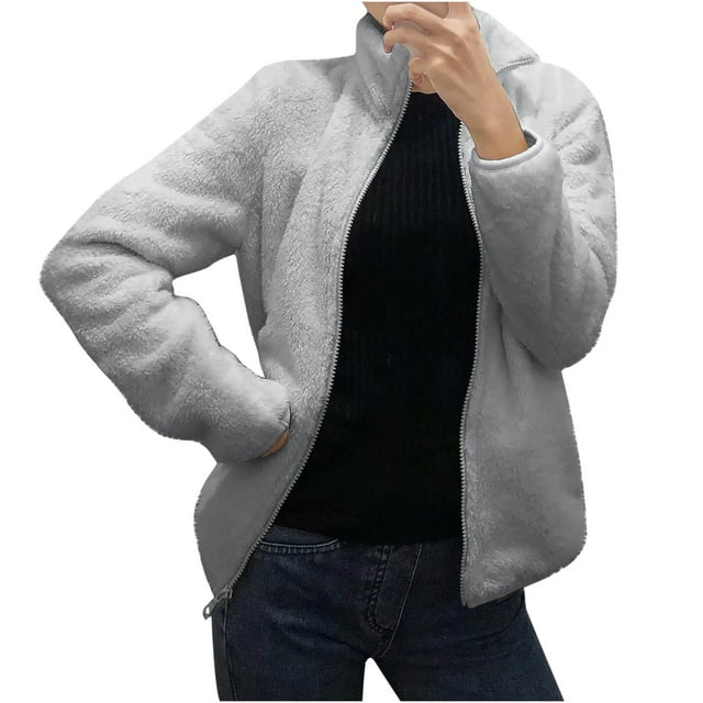 Pompotops Women Soild Long Sleeve Turn-Down Collar Patchwork Pullover T-Shirt Blouse Tops