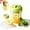 Green, variant on 2 in 1 Ice Cube Bottle with Built-in Straw, Touch-Free Press Release Ice Cube Mold Reusable for Freezer,BPA-Free Silicone Portable Water Bottle for Home Office Camping Picnic Whiskey (Yellow, 380ML)