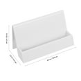 thumbnail image 6 of SEWCHICS Stylish Assorted Color Business Card Holder Stand for Office Desk and Reception Area, Material, Compact Design, 6 of 8