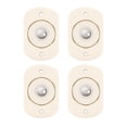 thumbnail image 1 of 4 ruedas giratorias autoadhesivas con rotación de 360 ​​grados para dormitorio Blanco, 1 of 9