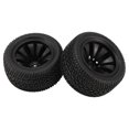 thumbnail image 3 of For HBX 1/12 High Speed RC Car Tires Rubber Wheel Complete for Truck 12056 Car Parts, 3 of 5