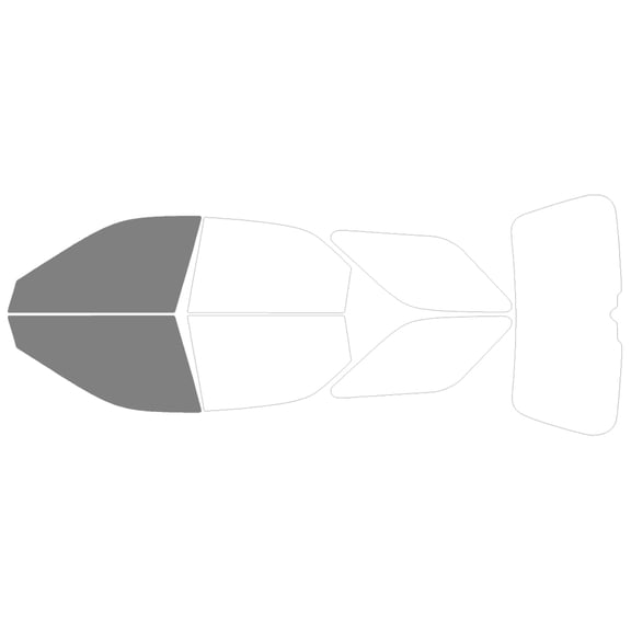 Haiy Co - PreCut 2Ply 50% Window Tint Film Kit For 1994-1997 Honda Accord Wagon -Front Windows