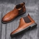 thumbnail image 4 of Botas Chelsea para hombre, botines de marca Retro, cómodos, a la moda, 40 a 46, 4 of 5