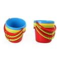 thumbnail image 4 of LEEYNEER Creative Sand Tool Beach Kids Children Playing Water Toy Plastic Beach Pail Bucket for Pool Backyard(Random Color), 4 of 4