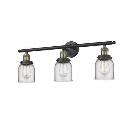 Innovations Small Bell 3 Light Dimmable Led Bathroom Fixture Innovations Small Bell 3 Light Dimmable Led Bathroom Fixture Antique Brass 205 Bab