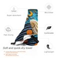 thumbnail image 3 of Pofeuu Whimsical Sailboat Ocean Art Print Quick-Dry Oversize Bath Towel Microfiber Travel Towel Fast Drying Lightweight Quick Dry Towel-31.5"x63", 3 of 8