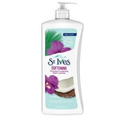 St. Ives Softening Body Lotion, Coconut & Orchid, 21 fl oz (2 Pack) (Bundle)