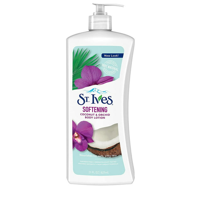St Ives Softening Coconut and Orchid Body Lotion, 21 Oz