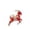 C, variant on Acrylic Goats Christmas Ornaments Red Snowflake Rhinestone Tags,2D Flat Acrylic Goat Pendant Christmas Tree Decoration,Classic Xmas Hanging Tags for Car Mirror Backpack Keychain Home