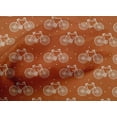thumbnail image 4 of oneOone Cotton Poplin Fabric Dot & Bicycle Block Print Sewing Fabric BTY 42 Inch Wide, 4 of 4