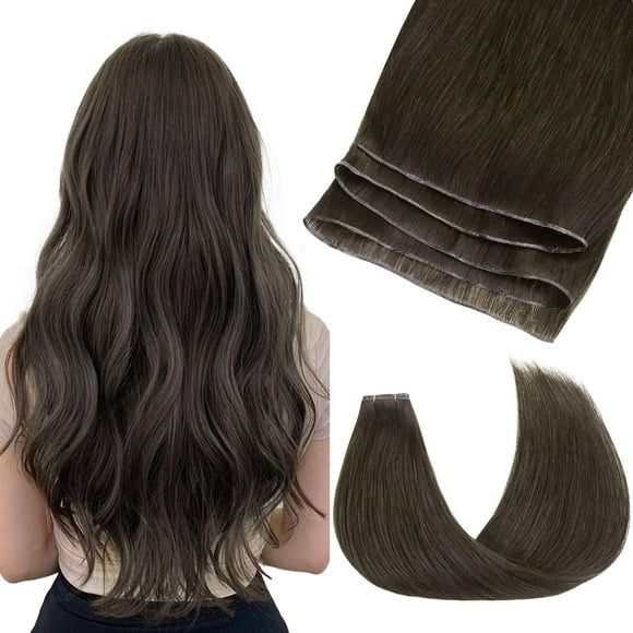 Extensiones de cabello GOO GOO Genius Weft Human Hair 1C Moca 18cm 50g