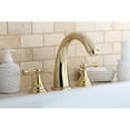 thumbnail image 2 of Kingston Brass KS5362BL Vintage Two-Handle Deck Mount Roman Tub Faucet, Polished Brass, 2 of 5