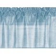 thumbnail image 3 of Gorgeous Home Linen Light Blue 1pc Semisheer Solid Faux Silk Rod Pocket Straight Window Valance 55"in Wide X 18"in Length, 3 of 4