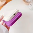 thumbnail image 5 of Compatible with iPhone 11 Case,Cute Curly Wave Frame Design Circle Camera Protection,Soft Slim Silicone Aesthetic Cool Case for Women and Girls-Purple, 5 of 11