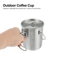 thumbnail image 5 of WAXIAYU 1Pc Stainless Steel Camping Cup Outdoor Camping Coffee Cup with Lid and Handles, 5 of 9