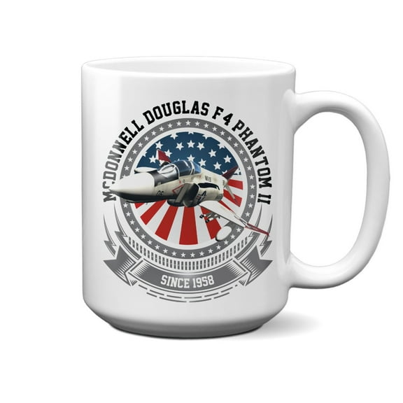 F-4 Phantom Stars and Stripes 15oz Mug
