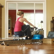 WaterRower S1 Rowing Machine in Brushed Stainless Steel with S4 Monitor