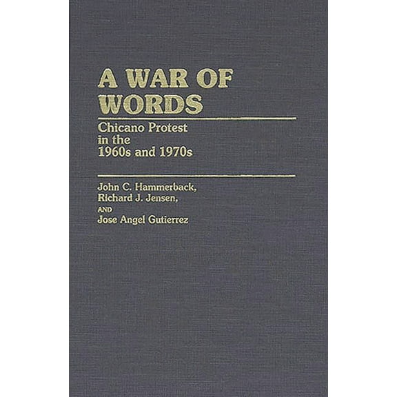 Contributions in Ethnic Studies A War of Words, Book 12, (Hardcover)