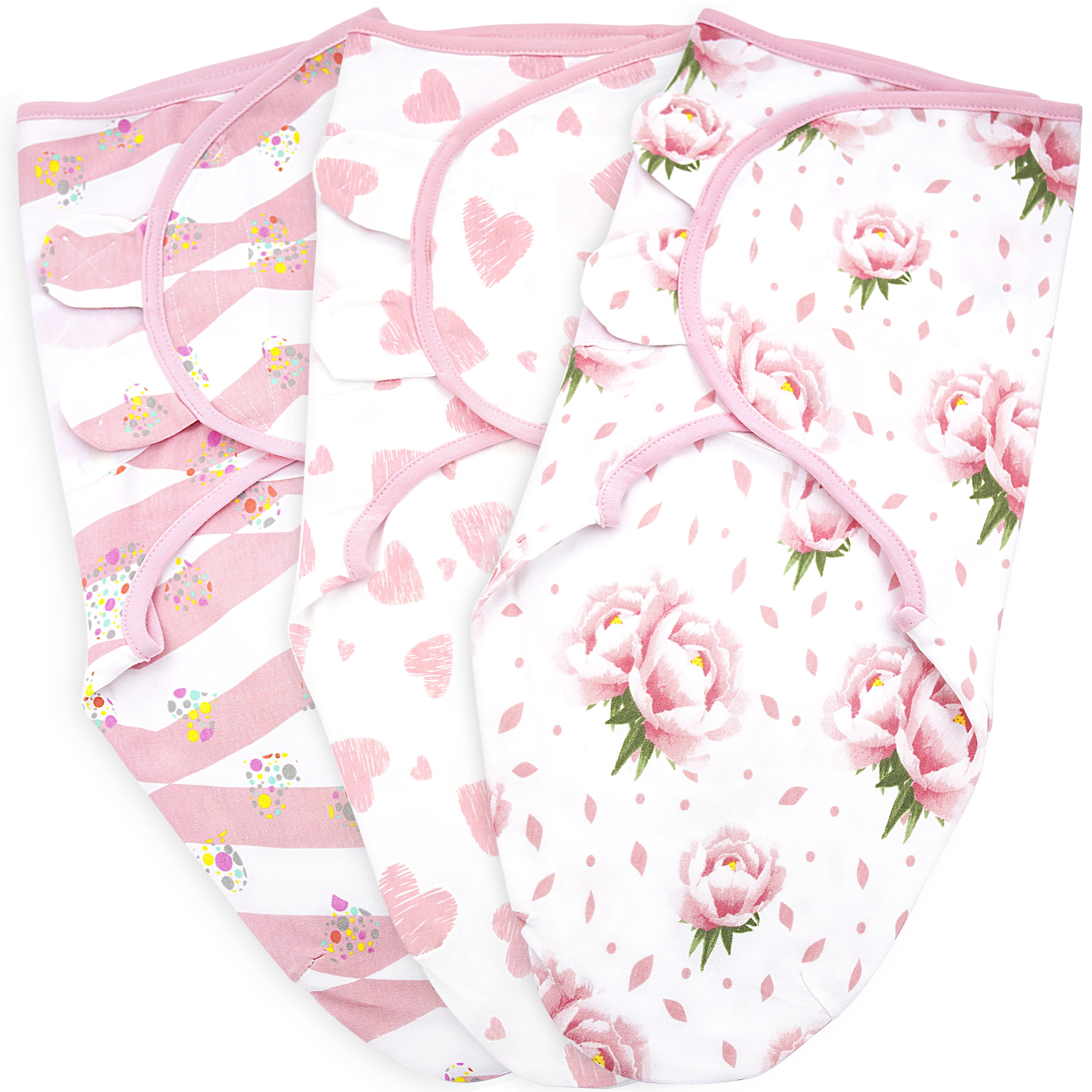 Baby Swaddle Blanket, 3 Pack, Newborn Swaddles 03Month, SmallMedium, Infant Swaddling Sack