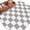 Gray, variant on Burnt Orange Checkered Kitchen Runner Rug 2.7x5 Washable Runners for Hallway Non Slip Geometric Orange Buffalo Plaid Large Area Rug Indoor Floor Carpet for Bathroom Entryway Bedroom Living Room