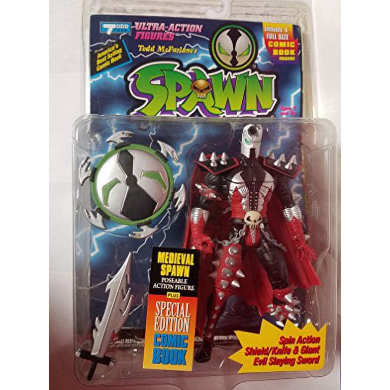 Medieval Spawn Black Edition フィギュア McFarlane Kickstarter BLACK EDITION MEDIEVAL SPAWN, In Hand, Ready