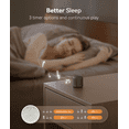 thumbnail image 6 of Dreamegg White Noise Sound Machine for Sleep, Baby Adults Travel Essential, Black, 6 of 8