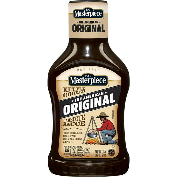 6 PACKS KC Masterpiece Barbecue Sauce Original 18 oz Walmart