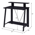 thumbnail image 2 of Nypho Black Finish Writing Desk, 2 of 4