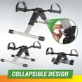 thumbnail image 7 of Foldable Under Desk Exercise Bike Pedal Exerciser with Adjustable Resistance, Calorie Tracker, and Compact Design for Home, Office, or Therapy, 7 of 7