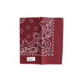 thumbnail image 1 of Carolina Hav-A-Hank Paisley Bandanna 22"X22"-Burgundy - B22PAI-23, 1 of 2