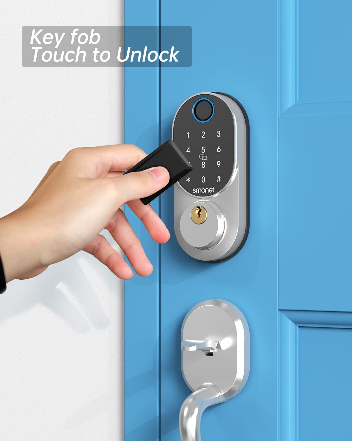 Buy Fingerprint Keyless Entry Smart Deadbolt with Auto Lock Touchscreen,Door Locks with