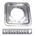 thumbnail image 2 of Stove Burner Covers | 10 Pack Aluminum Foil Square  Stove Burner Covers | Reusable High-temperature Resistant Stove Top Protector for Clean Hygienic Kitchen, 2 of 6