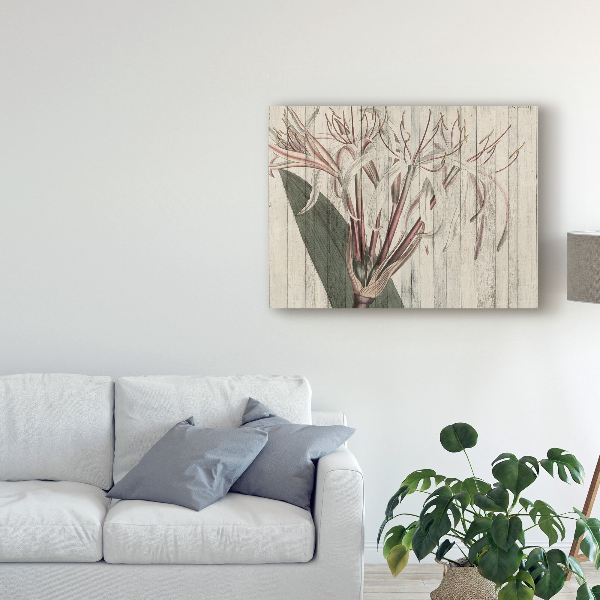 Trademark Fine Art 'Rustic Floral I' Canvas Art by Studio W