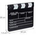 thumbnail image 2 of Black Cinema Clapperboard, Hollywood Movie Scene Decoration, 26 x 30 x 30 cm, 2 of 4
