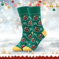 thumbnail image 3 of JAHH Christmas Socks for Men Women Fun Cute Socks with Santas Reindeer Snowman Candy Pattern Xmas Novelty Socks for Autumn Winter Ladies Girls Cute Fashion Casual Soft Comfortable Breathable, 3 of 8